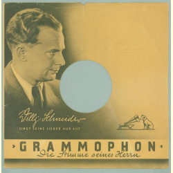 Original Grammophon Cover für 25er Schellackplatten A5 B