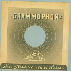 Original Grammophon Cover fr 25er Schellackplatten A5 C