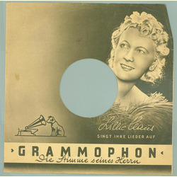 Original Grammophon Cover fr 25er Schellackplatten A7 A