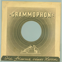 Original Grammophon Cover fr 25er Schellackplatten A7 A