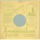 Original Grammophon Cover für 25er Schellackplatten...