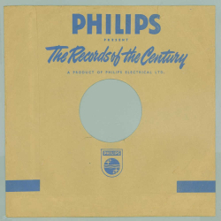 Original Philips Cover für 25er Schellackplatten A4 A