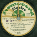 Homocord-Orchester - Von Heidelberg bis Barcelona Teil I / Teil II