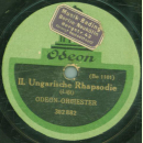 Odeon-Orchester - Der Prophet / II. Ungarische Rhapsodie