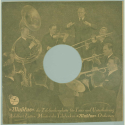 Original Telefunken Cover für 25er Schellackplatten A4 A