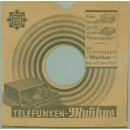 Original Telefunken Cover für 25er Schellackplatten A4 A