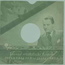 Original Telefunken Cover für 25er Schellackplatten A7 A