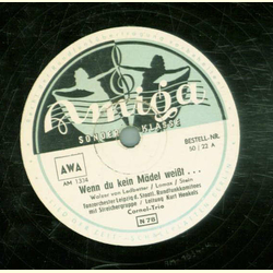 Cornel Trio / Erwin Hartung - Wenn du kein Mädel weißt......