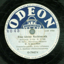 Generalmusikdirektor Fritz Lehmann - Eine kleine Nachtmusik I. bis IV. Satz (2 Platten)