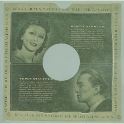 Original Telefunken Cover für 25er Schellackplatten A12 C