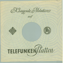 Original Telefunken Cover fr 25er Schellackplatten A17 B