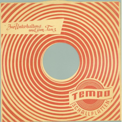 Original Tempo Cover für 25er Schellackplatten A4 A