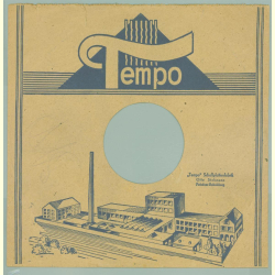 Original Tempo Cover für 25er Schellackplatten A12 B