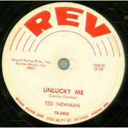 Ted Newman - Plaything / Unlucky me