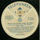 Peter Anders - Ach , so fromm / Horch die Lerche singt im Hain
