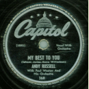 Andy Russell - Anniversary Song / My Best To You