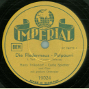 Hans Tolksdorf, Carla Spletter - Die Fledermaus Teil 1/ Teil 2