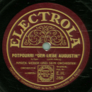 Marek Weber und sein Orchester - Potpourri " Der Liebe Augustin" Teil 1 / Teil 2