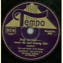 Horst Winter - Sing ein Lied , wenn du mal traurig bist /...