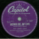 Nat King Cole - Why / Answer Me, My Love   
