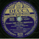 Will Glahe und sein Musette-Orchester  - Komm süße kleine Madeleine / Franzl Polka
