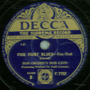 Bob Crosbys Bob Cats - The Big Crash from China / Five Point Blues