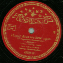 Die Cherokees / Die Cherokees Gesang Hans Bardeleben - In the Mood / Happy days are here again