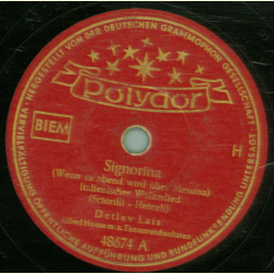Detlev Lais - Signorina / Addio Donna Grazia