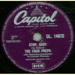 The Four Preps - Big Man / Stop, Baby