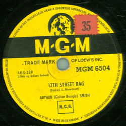 Arthur (Guitar Boogie) Smith - 12th Street Rag / Mountain Be Pop