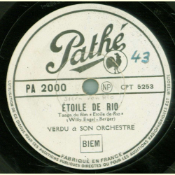 Verdu et Son Orchestre - Ètoile De Rio / Quand Le Printemps Vient