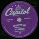 Ray Anthony - Sentimental Me / Spaghetti Rag