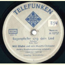 Will Glahé und sein Musette-Orchester - Blütenzauber / Regenpfeifer sing dein Lied