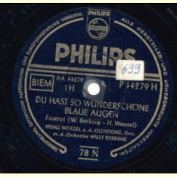 Heinz Woezel u. d. Quintons - Du hast so wunderschöne blaue Augen / Katharina