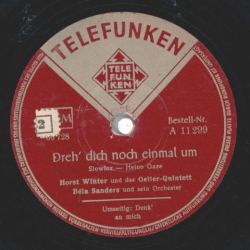 Horst Winter und das Geller-Quintet - Dreh dich noch einmal um / Denk an mich