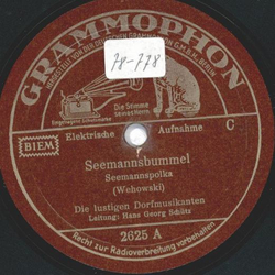 Die lustigen Dorfmusikanten - Seemannsbummel / Murzel und Purzel