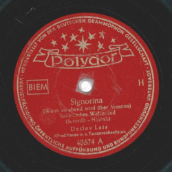 Detlev Lais - Signorina / Addio Donna Grazia