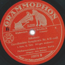 Philharmonisches Orchester - Schubert: Unvollendete Symphonie Nr. 8 H-Moll, 1 Satz , 1. Teil  / Schubert: Unvollendete Symphonie Nr. 8 H-Moll, 1 Satz  2 Teil