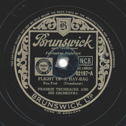 Frankie Trumbauer - Flight of a Hay-Bag / Announcers Blues