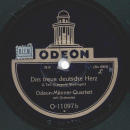 Odeon-Männer-Quartett - Das treue deutsche Herz 