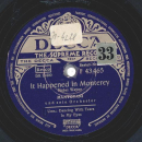 Mantovani - Dancing With Tears In My Eyes / It Happend In Monterey