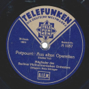 Mitglieder des Berliner Philharmonischen Orchesters - Aus alten Operetten 1. Teil / 2.Teil