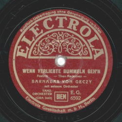 Barnabas von Geczy - Wenn Verliebte bummeln gehn / Donkey-Serenade