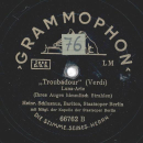 Heinrich Schlusnus - Traviata /  Troubadour