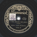 Regent Club Orchestra - Linger longer lane / A kiss before the dawn