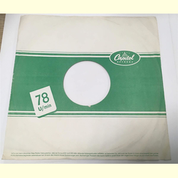 Original Capitol Cover fr 25er Schellackplatten A4 C