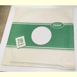 Original Capitol Cover fr 25er Schellackplatten A4 C