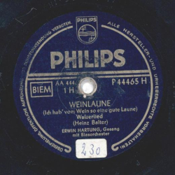 Erwin Hartung - Weinlaune / Die Überschwemmung