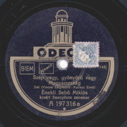 Sebö Miklós - Szép vagy, gyönyörü vagy Magyarország / Èn mindezen már tul vagyok