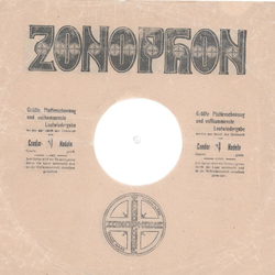 Original Zonophon(e) Cover fr 25er Schellackplatten A2 C